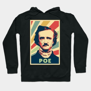 Edgar Allan Poe Vintage Colors Hoodie